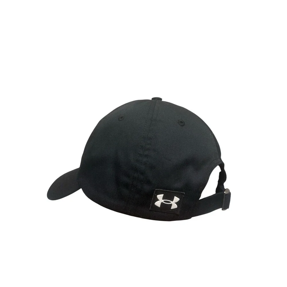 Under Armour 'HB' Crossed Swords Shield Black Strapback Hat